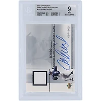 Ichiro Suzuki Seattle Mariners Autographed 2002 Upper Deck Signed Game Jersey Relic Card #J-IS #87/200 BGS Authenticated 9 Card