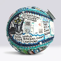 Ichiro Suzuki Seattle Mariners Autographed Baseball  - Art by Charles Fazzino - NF70445980