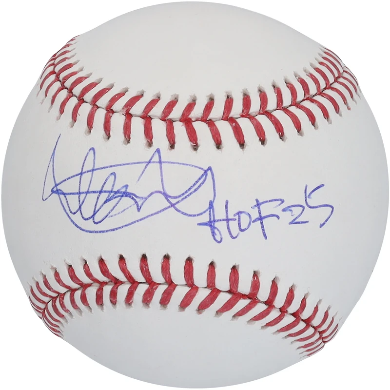 Baseball autographié par Ichiro Suzuki des Mariners de Seattle avec l'inscription « HOF 25 »