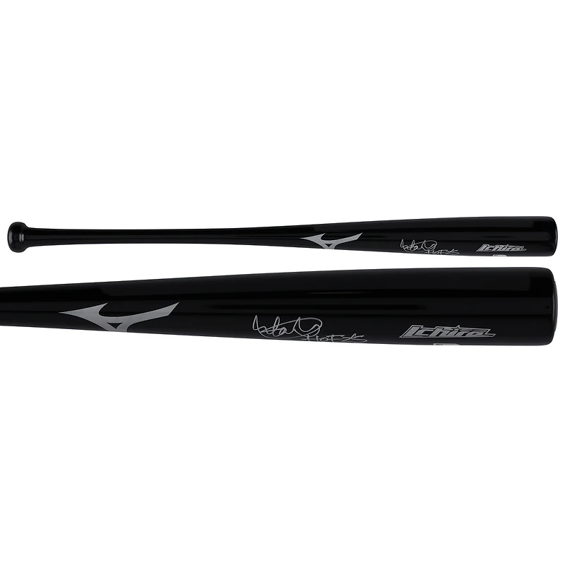 Ichiro Suzuki Seattle Mariners Autographed Black Mizuno Game Model Bat with "HOF 25" Inscription