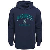 Infant Navy/Heather Gray Seattle Mariners Play by Pullover Hoodie & Pants Set