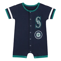 Ensemble 2 pièces pour bébé bleu marine des Seattle Mariners, combinaison à double impact