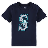 T-shirt à logo principal de l'équipe Seattle Mariners pour bébé bleu marine