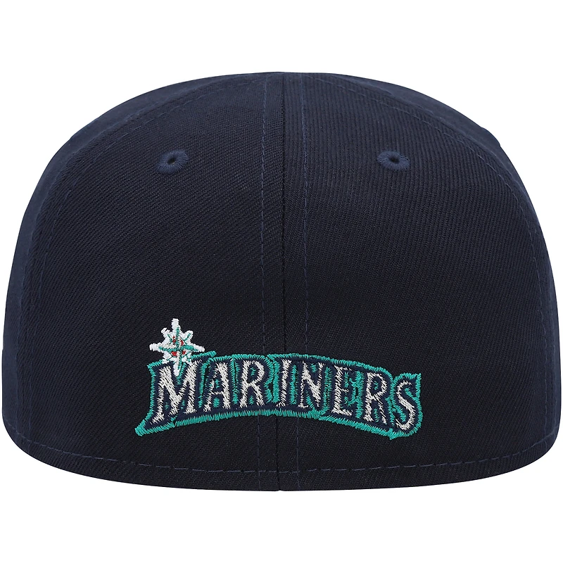 Casquette New Era Seattle Mariners My First 59FIFTY ajustée bleu marine pour bébé