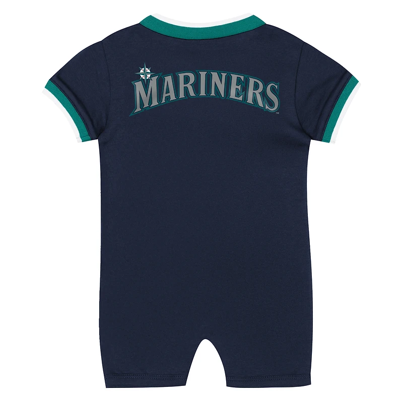 Infant Outerstuff Navy Seattle Mariners Pinch Coverall