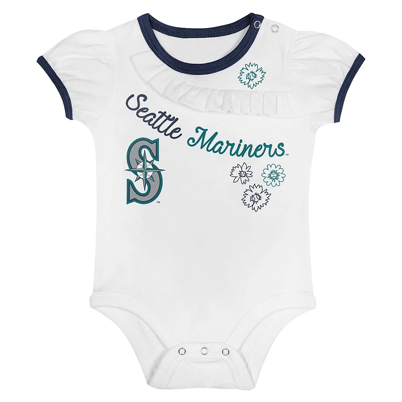 Ensemble body et jupe doux des Mariners de Seattle pour bébé