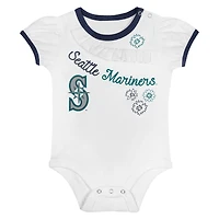 Ensemble body et jupe doux des Mariners de Seattle pour bébé