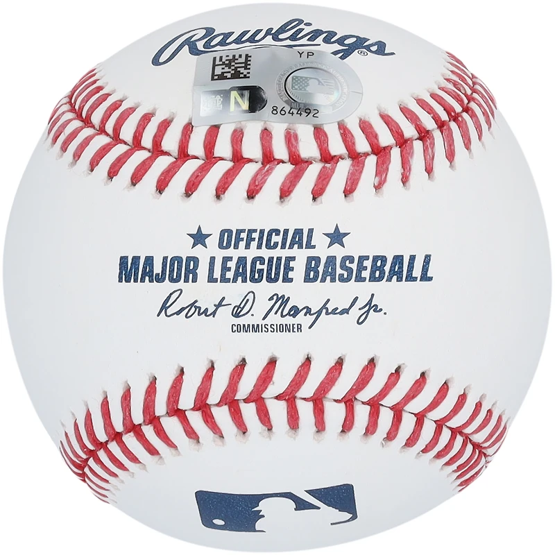 Ballon de baseball autographié par Julio Rodríguez des Mariners de Seattle avec signature de son nom complet