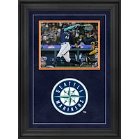 Julio Rodríguez Seattle Mariners Autographed Deluxe Framed 8" x 10" Hitting Photograph