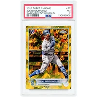 Julio Rodriguez Seattle Mariners 2022 Topps Chrome Sapphire Gold #67 #30/50 Rookie Card
