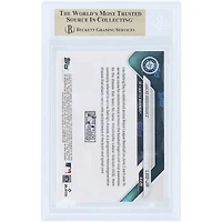 Carte Julio Rodriguez Seattle Mariners 2025 Topps Now Lou Gehrig Day #LGD-JR authentifiée BGS 10 - Sous-notes 10, 10
