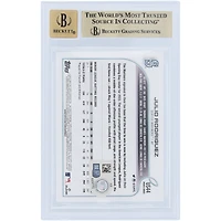 Julio Rodriguez Seattle Mariners Autographed 2022 Topps Update #US44 Beckett Fanatics Witnessed Authenticated 9.5/10 Rookie Card