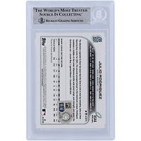 Julio Rodriguez Seattle Mariners Autographed 2022 Topps Update #US44 Beckett Fanatics Witnessed Authenticated Rookie Card