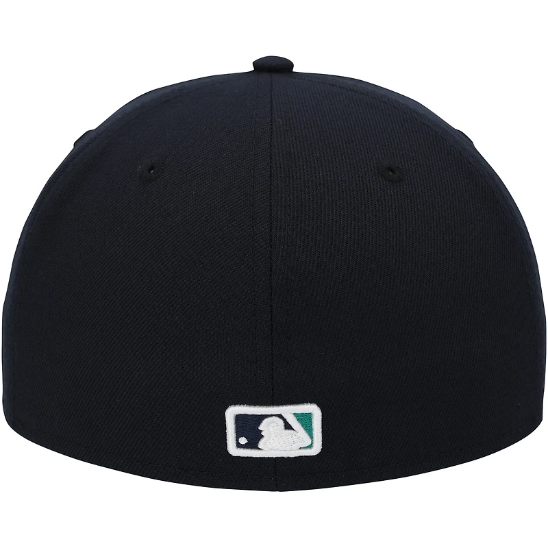 Casquette de baseball New Era dédicacée par Julio Rodriguez des Seattle Mariners