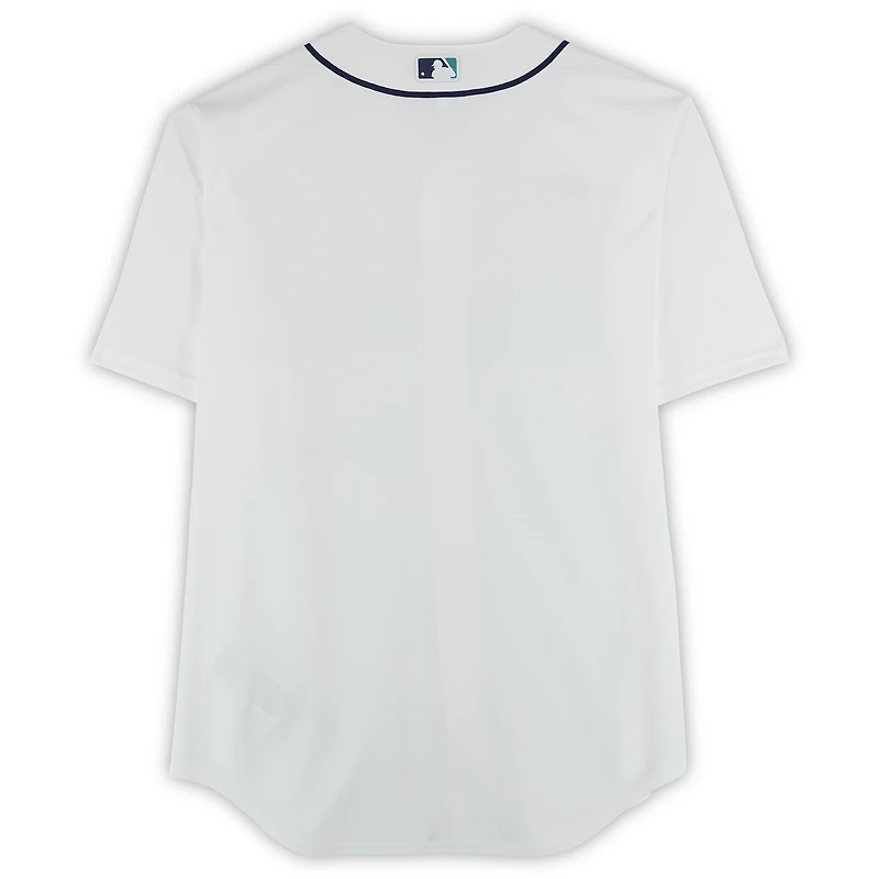 Maillot réplique blanc Nike autographié par Kade Anderson des Mariners de Seattle avec inscription « Choix n° 3 de la saison 2025 ».