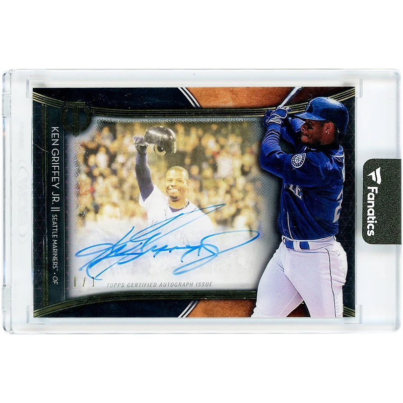 Ken Griffey Jr. Seattle Mariners Autographed 2020 Topps Tribute Franchise Best #FBA-KGJ #1/1 Card