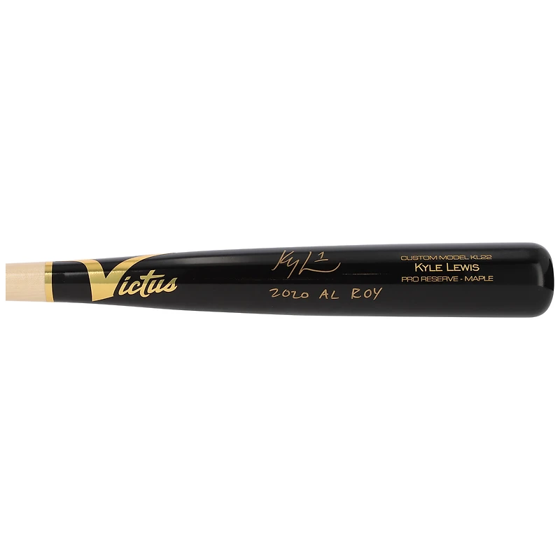 Kyle Lewis Seattle Mariners Autographed Victus Game Model Bat with "2020 AL ROY" Inscription