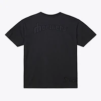 T-shirt noir Mitchell & Ness Seattle Mariners Cooperstown Collection Phantom pour homme