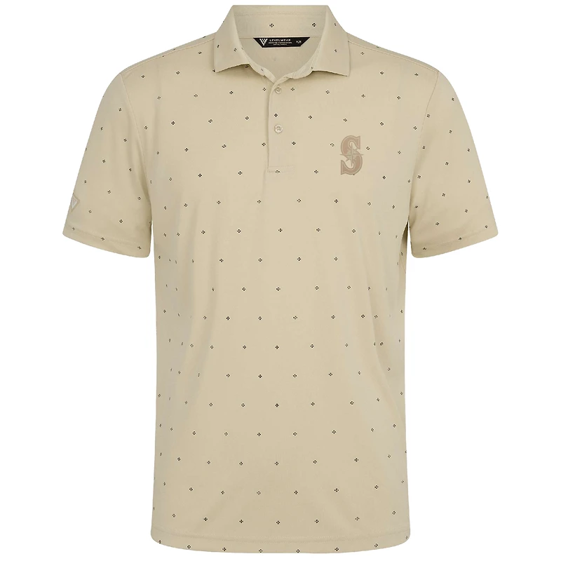 Polo Vision crème pour homme des Seattle Mariners de Levelwear