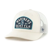 Casquette trucker ajustable Seattle Mariners Leland crème pour homme, modèle 47