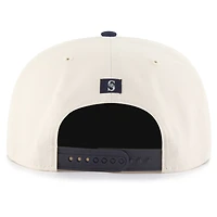 Casquette ajustable Payson Captain des Seattle Mariners, couleur crème, modèle 1947, pour homme