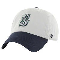 Casquette ajustée '47 gris/marine Seattle Mariners Sure Shot Classic Franchise pour hommes