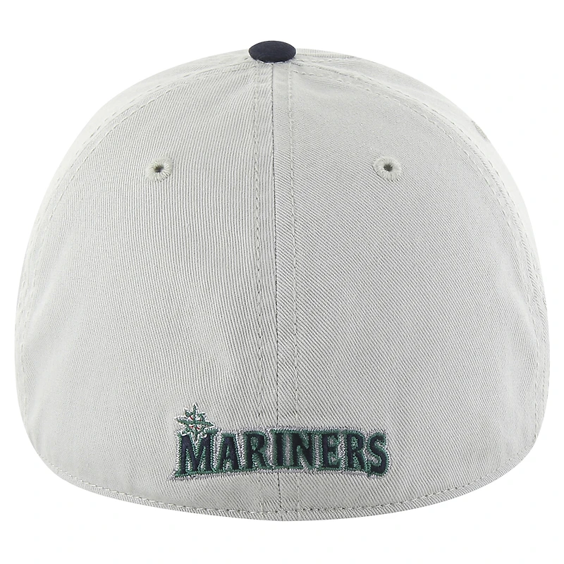 Casquette ajustée '47 gris/marine Seattle Mariners Sure Shot Classic Franchise pour hommes