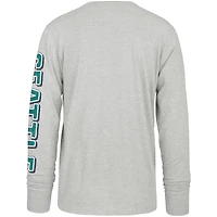 T-shirt à manches longues Fair Ball Franklin gris pour homme des Seattle Mariners '47