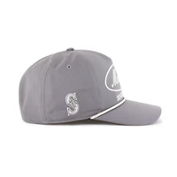 Casquette ajustable grise « 47 » pour homme, modèle Foundational Hitch des Seattle Mariners