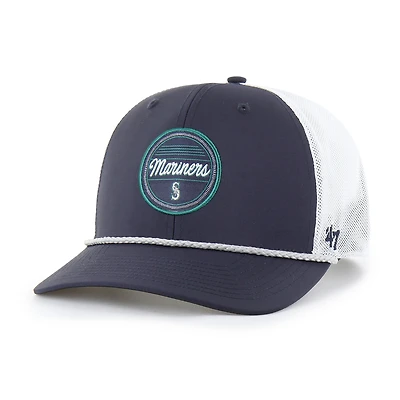 Men's '47 Navy/White Seattle Mariners Fairway Trucker Adjustable Hat