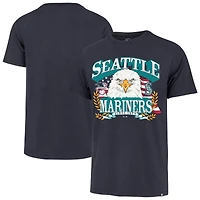 Men's '47  Navy Seattle Mariners Americana Eagle T-Shirt
