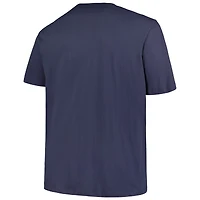 T-shirt à double en-tête '47 Navy Seattle Mariners pour hommes, grand et