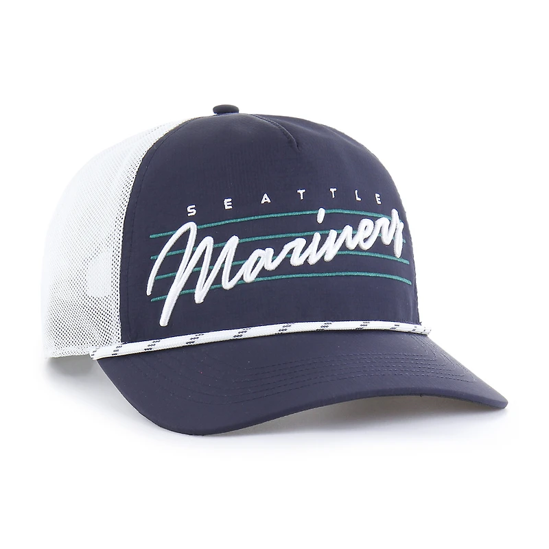 Casquette ajustable en maille « 47 » des Seattle Mariners, bleu marine, Brrr Downburst