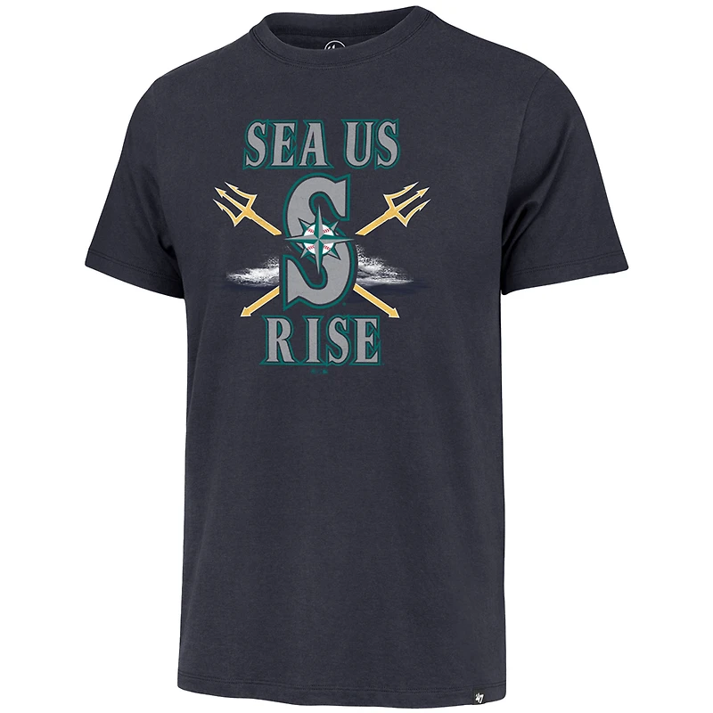 T-shirt Seattle Mariners HR Celebration '47 pour homme, bleu marine
