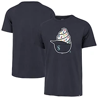 T-shirt Franklin pour homme, motif casque de glace Seattle Mariners, marine '47