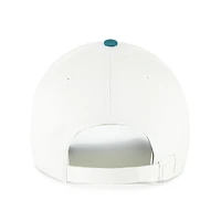 Men's '47 White/Teal Seattle Mariners Contemporary Tonal Clean Up Adjustable Hat