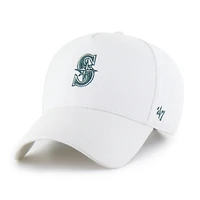 Casquette ajustable Foundational Pinch Offside des Mariners de Seattle, modèle blanc 1947, pour homme