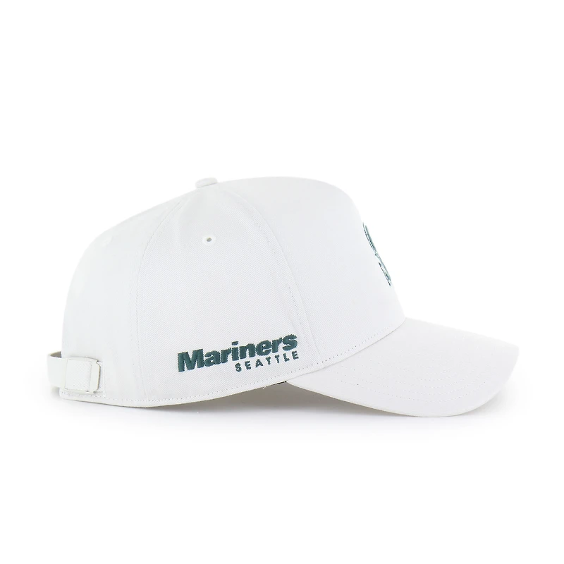 Casquette ajustable Foundational Pinch Offside des Mariners de Seattle, modèle blanc 1947, pour homme