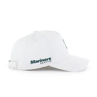 Casquette ajustable Foundational Pinch Offside des Mariners de Seattle, modèle blanc 1947, pour homme