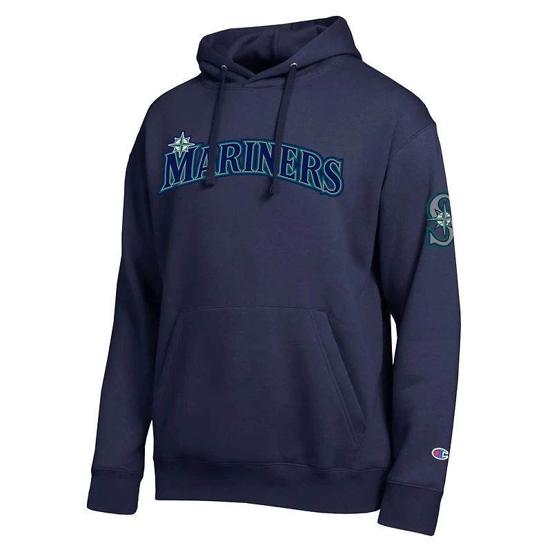 Men's Champion  Navy Seattle Mariners All Star Wordmark Hoodie