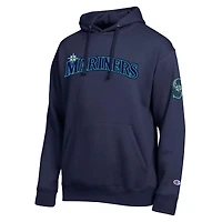 Men's Champion  Navy Seattle Mariners All Star Wordmark Hoodie