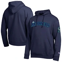 Sweat à capuche Champion bleu marine Seattle Mariners All Star pour homme