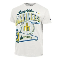 Men's Champion  White Seattle Mariners Winning Tradition Cooperstown Tri-Blend T-Shirt
