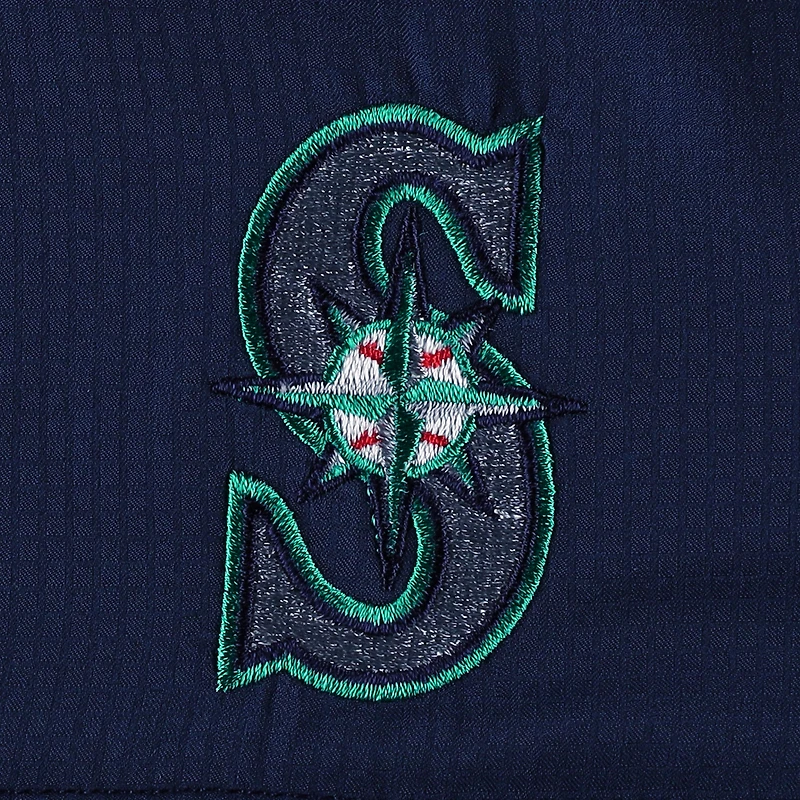 Chemise boutonnée Columbia Navy Seattle Mariners Tamiami Omni-Shade pour hommes