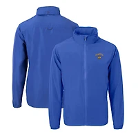 Veste zippée intégrale City Connect pour homme, bleu Cutter & Buck, des Seattle Mariners, en tissu recyclé écologique, grande taille