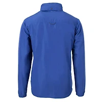 Veste zippée intégrale City Connect pour homme, bleu Cutter & Buck, des Seattle Mariners, en tissu recyclé écologique, grande taille