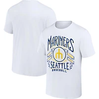 Men's Darius Rucker Collection by Fanatics White Seattle Mariners Distressed Rock T-Shirt