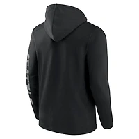 Sweat à capuche noir entièrement zippé Fanatics pour hommes Seattle Mariners Ace
