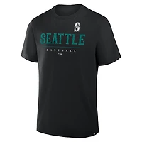 T-shirt Fanatics pour hommes, coloris noir, Seattle Mariners, Legacy Clubhouse