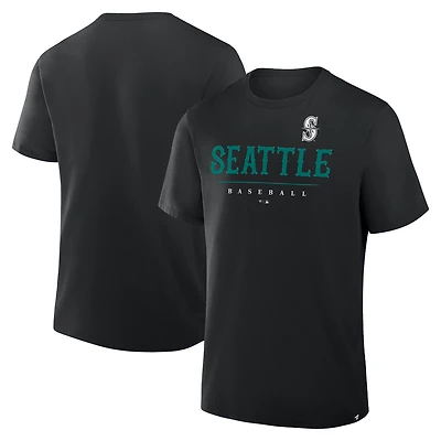 Men's Fanatics Black Seattle Mariners Color Pop Legacy Clubhouse T-Shirt